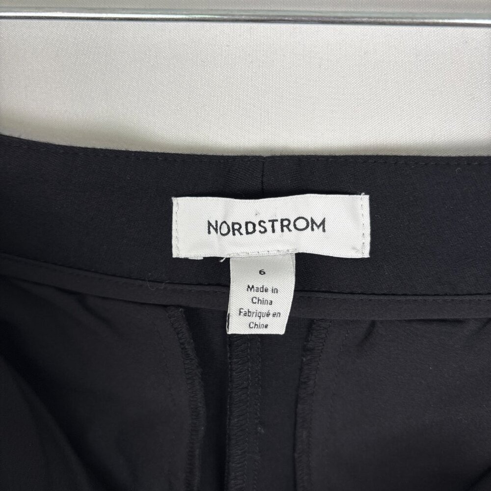 Nordstrom Black Bermuda Shorts Women's Size 6 Classic Stretch Tailored - Picture 8 of 13
